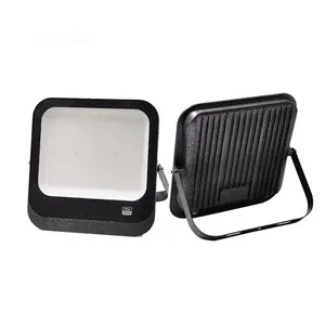 Supplier Hot Sell Outdoor Lighting Waterproof Ip66 Reflective Lens 50 100 200 300 W Black LED Flood Light