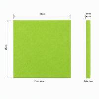 Panneaux en feutre PET texturés absorbant le son pour appartement, studio, maison, bricolage, installation facile, autocollants muraux amovibles