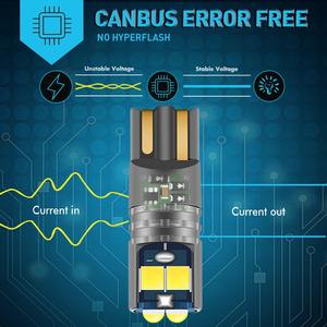 Bombillas LED W5W <span class=keywords><strong>T10</strong></span> Canbus 3030 SMD 6000K 168 194 5w5 para Interior de Coche, Luz de Lectura, Matrícula, Señalización, Naranja - Product Image 4