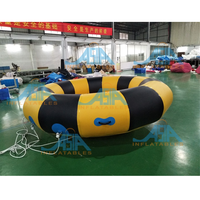 Commercial Fou Gonflable Saturne Rocker Extreme Water Ride Spinning Remorquable Disco Bateau Tube Sports UFO Sea Toy