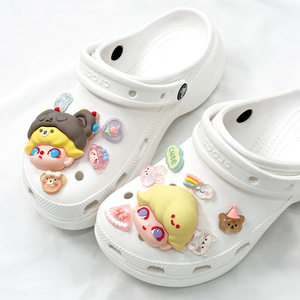 ชุดจี้รองเท้าการ์ตูนมาการองน่ารักแบบ DIY ปี 2026 - ถอดออกได้สำหรับรองเท้าคร็อกส์และรองเท้าแตะ ดีไซน์อาหารและผลไม้สไตล์คาวาอิ ขายส่ง - Product Image 2