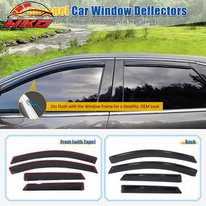 Pour Ford Edge 15-24, 4 visières de fenêtre en acrylique, déflecteurs encastrés, protection contre la pluie - Product Image 2