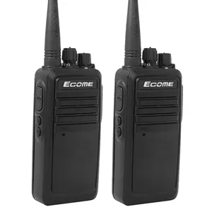 Ecome güvenlik görevlisi uzun menzilli fiyat kullanışlı IP66 su geçirmez Walkie talkie 5 watt 2 yönlü radyo setleri