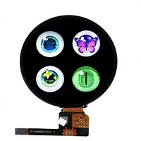 Écran LCD SOLOMON 1,45 pouces TFT IPS 412*412 circulaire QSPI 450cd/ pour objets connectés intelligents et poupées interactives IA -20°C