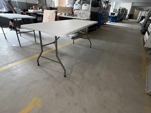 Mesa Plegable y Sillas <span class=keywords><strong>Plegables</strong></span> <span class=keywords><strong>Baratas</strong></span> a Precio <span class=keywords><strong>de</strong></span> Fábrica <span class=keywords><strong>de</strong></span> Gran Venta, Mesa Portátil <span class=keywords><strong>de</strong></span> Almacenamiento Cómodo y Duradero para Banquetes al Aire Libre - Product Image 2