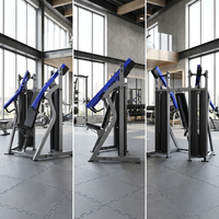 Machine de musculation pour pectoraux robuste avec cadre en acier Q235, revêtement en poudre électrostatique. Idéal pour la salle de sport et la maison.