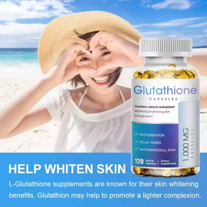 Cápsulas de <span class=keywords><strong>L</strong></span>-glutatión para Blanqueamiento de la Piel OEM, Suplemento Nutricional con Vitamina C, Cápsulas Blandas de <span class=keywords><strong>L</strong></span>-glutatión - Product Image 3
