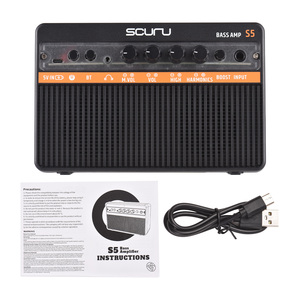 Altavoz <span class=keywords><strong>de</strong></span> práctica <span class=keywords><strong>de</strong></span> <span class=keywords><strong>Bajo</strong></span> portátil <span class=keywords><strong>de</strong></span> 20W amplificador recargable compatible con conexión BT/auriculares efecto <span class=keywords><strong>de</strong></span> refuerzo incorporado - Product Image 2