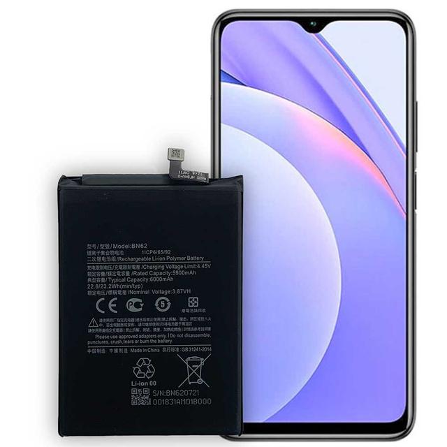 BN62 5000mAh 3.87V Original Replacement Lithium-ion Polymer Battery for Redmi 9T POCO M3 Redmi NOTE9 4G