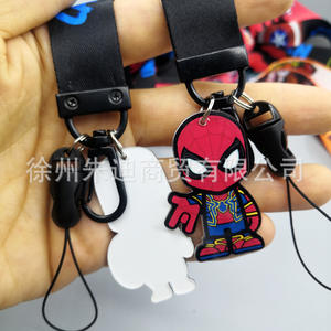 Porte-cartes de dessin animé de haute qualité avec cordon de cou, mettant en scène One Piece, Spider-Man, Superman, Captain America - Product Image 3