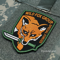 Emblem Perisai Ular 3 Inci Custom, Pola Hitam Abu-abu, Bordir, Perekat Hook and Loop, untuk Pakaian, Tas Ransel, Patch Taktis Bahan Twill