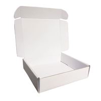 Boîte en carton ondulé personnalisée, design simple, recyclable, écologique, vente chaude