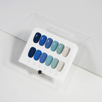 AILANUO Fournitures pour l'art des ongles, vente en gros pour salons, flacon de vernis à ongles, gel UV, lot de 6 couleurs, sans HEMA, écologique, gel UV LED à retirer par trempage