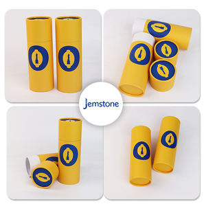 Boîte de tube en papier kraft taille personnalisée avec logo imprimé tube d'emballage en papier recyclé - Product Image 6