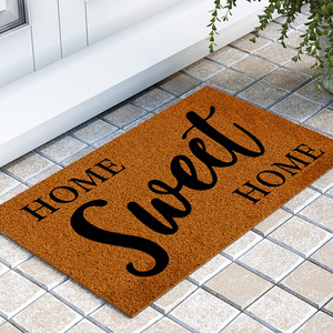 Felpudos fáciles de limpiar, felpudo para limpiar tus patas, Felpudo de cocina, alfombras de imitación de <span class=keywords><strong>coco</strong></span> para exteriores e interiores, alfombrilla de PVC antideslizante - Product Image 3