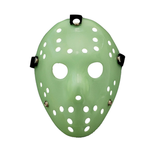 Maschere di <span class=keywords><strong>Jason</strong></span> per Feste in Maschera di Halloween, Maschere Metalliche Gialle Dorate, Maschere da Hockey Spaventose per Cosplay e Forniture per Feste - Product Image 2