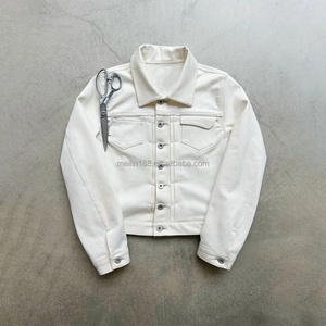 Veste en jean selvedge japonais brut de luxe personnalisée pour homme, haute qualité, 15 oz, fermeture boutonnée - Product Image 1
