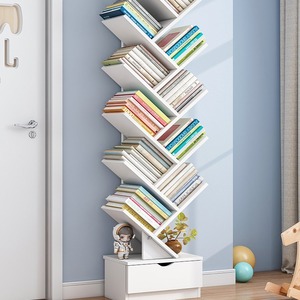 Étagère d'angle en bois, bibliothèque au design moderne, bibliothèque pour <span class=keywords><strong>salon</strong></span>, bibliothèque en forme d'arbre, <span class=keywords><strong>rangement</strong></span> pour enfants et adultes - Product Image 5