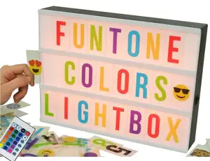Разноцветный светодиодный светильник с дистанционным управлением, световая коробка А4, кинематографический светильник с изменением цвета