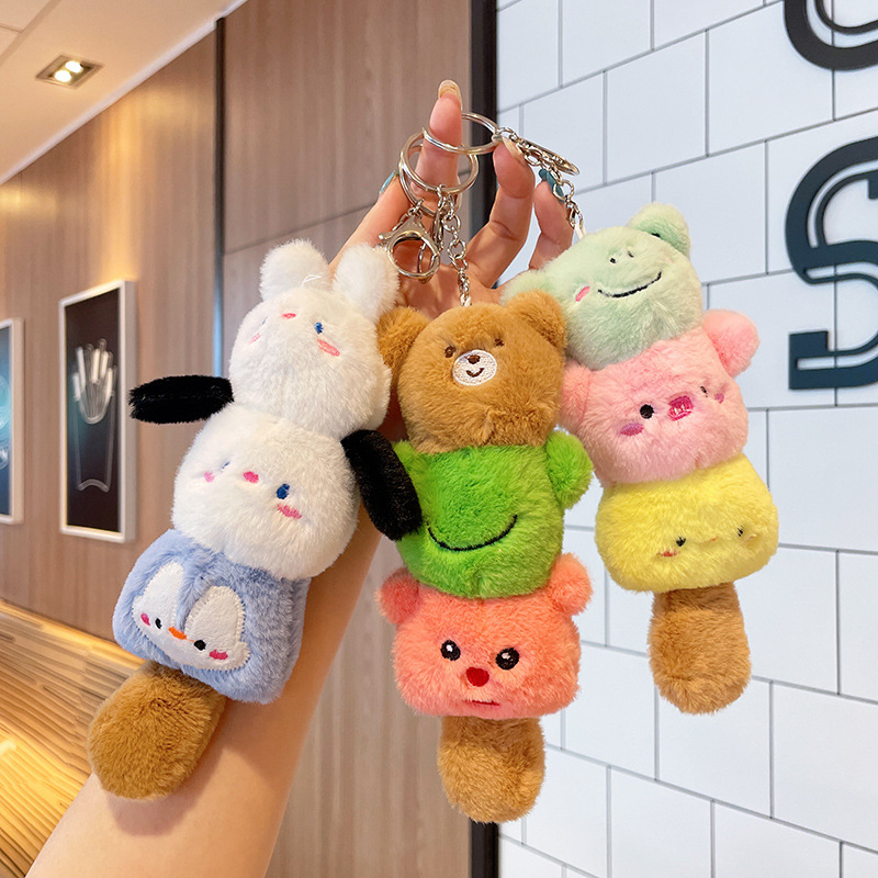 Animal Stacking Dolls Plush Keychains Wholesale