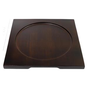 Base de casserole en bambou épaissi, ronde ou carrée, isolante thermiquement, pour pot en pierre, plaque en fer, pot en sable, usage en cuisine - Product Image 3