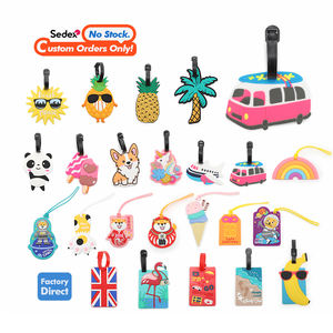 Anpassbare PVC Flugzeug Gepäck anhänger Air <span class=keywords><strong>Tag</strong></span> Holder Neuheit Geschenk für Gepäck ID Namensschilder Anpassbare Flug gesellschaft Flugzeug - Product Image 3