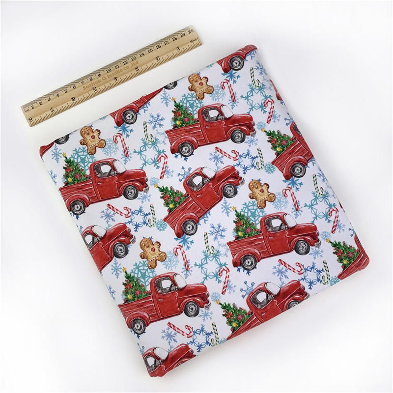 2021 New Halloween Cotton Lycra Knit Jersey Fabric Custom Printed Fabric By The Yard