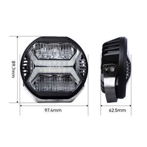 Emark אישר הוביל עבודה אורות 4 x4 אינץ 60w 9-32v הוביל אורות ip68 עמיד למים מוט אור עבור-כביש suv טנדרים