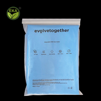 Emballage biodégradable auto-adhésif en plastique personnalisé Minlee pour chaussettes sweats à capuche jeans pantalons pour femmes sacs de t-shirt biodégradables
