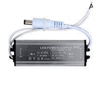 Transformateur d'alimentation LED 100-240V AC vers DC 12V 24V 36V 48V 12W 18W 30W 50W Étanche IP67 pour ampoule LED