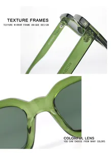 2023 Superior Brand Großhandel Trendy UV 400 Polarisierte benutzer definierte Logo Sonnenbrille PC Frame Designer Sonnenbrille für Männer Frauen