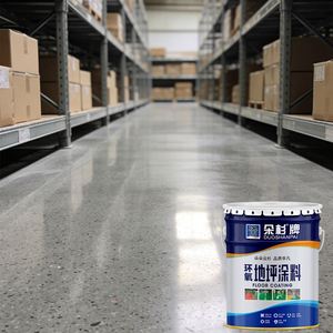Pintura Epóxica de Dos Componentes para Pisos, Revestimiento Líquido para Uso Industrial con Aplicación con Brocha, Venta al Por Mayor - Product Image 1
