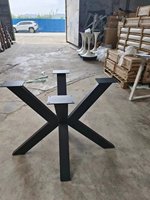 Nouveau design Forme d'araignée Jambe en fonte Bureau Table à manger basse Jambe en métal