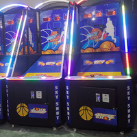 Machine de jeu d'arcade de basket-ball à pièces Machine de tir de basket-ball de rue électronique