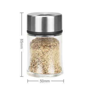 Moulin à épices en acier inoxydable pour la cuisine domestique - Bouteilles en verre de 70 ml, solution complète pour les moulins à poivre/sel et les moulins à café - Product Image 5