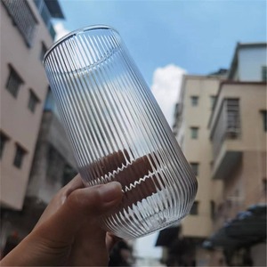 Vaso de Vidrio Estilo Americano, Resistente al Calor, Irrompible, para Leche, Café Helado, Jugo, Refresco, Bebidas Frías, para Fiestas - Product Image 3