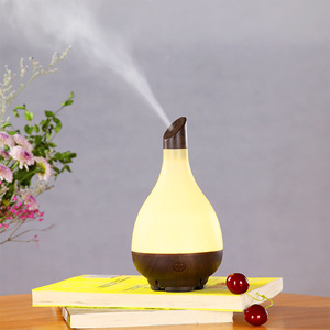 Wood Grain Aroma Diffuser 1.0-2.5L USB Powered <b>Humidifier</b> For Home Bedroom Quiet Operation With Light - Product Image 4