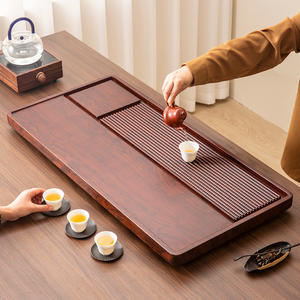 Bandeja de té con drenaje al por mayor, mesa de té estilo chino para uso doméstico, mesa de té pequeña para celebraciones - Product Image 4