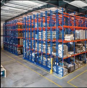 AOCHEN Étagère d'entrepôt Étagère industrielle Système de rayonnage à palettes à usage intensif Étagère de stockage lourde d'entrepôt tridimensionnelle - Product Image 1