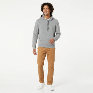 Sudadera con Capucha de Forro Polar 100% Algodón para Hombre, Estilo Urbano Personalizado, Manga Larga, Bolsillo, Informal, Cálida, Secado Rápido, Transpirable - Product Image 1