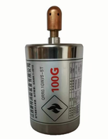 Extincteur à aérosol non toxique en acier inoxydable Classe B 100g