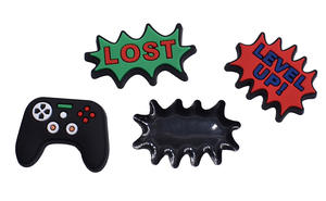 Venta al por mayor de dibujos animados de PVC de plástico suave parche DIY accesorios de la caja del teléfono celular con música y estilos religiosos zapatos de muñeca plana y dijes - Product Image 4