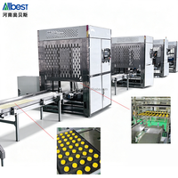 Chargeur de plateaux 400x600mm automatique en acier inoxydable pour empilage de pain, biscuits et gâteaux, haute vitesse, usage industriel pour boulangerie