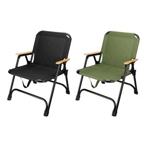 Outdoor Light Weight Cotton Padded Aluminium Portable Beach Foldable <b>Stool</b> Camping Ground Chair - Product Image 1