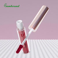 Tubes de brillant à lèvres ronds de mini taille les plus tendances Conteneur de brillant à lèvres vide Bouteilles en plastique de logo privé personnalisé Utilisation pour le rouge à lèvres blush