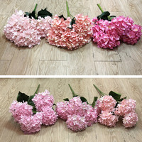 Fleurs décoratives de haute qualité pour mariage, série Rose, orchidée artificielle, fleur de cerisier, pivoine