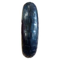 Roue de brouette anti-crevaison PU1607 4.80/4.00-8, pneu en mousse PU de 16 pouces, jante en acier, roulement à billes, accessoire et pièce de rechange pour chariot à main et chariot à roulettes