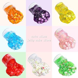 Colorful Ice Cube <b>Slime</b> <b>Kit</b> for Kids - Fruit <b>Slime</b> with Charms, DIY Stress Relief Toy Gift - Product Image 2