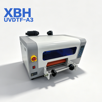 Imprimante DTF UV A3 30 cm de haute qualité, imprimante 2-en-1 rouleau à rouleau avec double tête d'impression XP600 pour impression d'étiquettes et d'autocollants