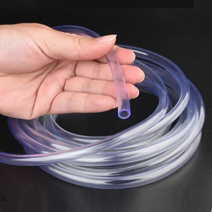 PVC Transparent Flexible Hose 10mm Diameter For Aquarium Water Change And Oxygenation Pipe Circular Hollow Design - Product Image 1